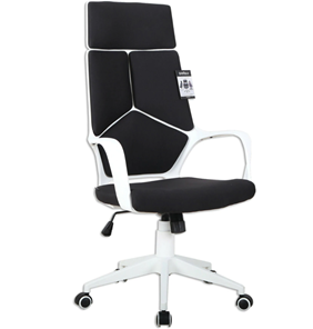 Кресло Brabix Premium Prime EX-515 (пластик белый, ткань, черное) 531812 в Благовещенске
