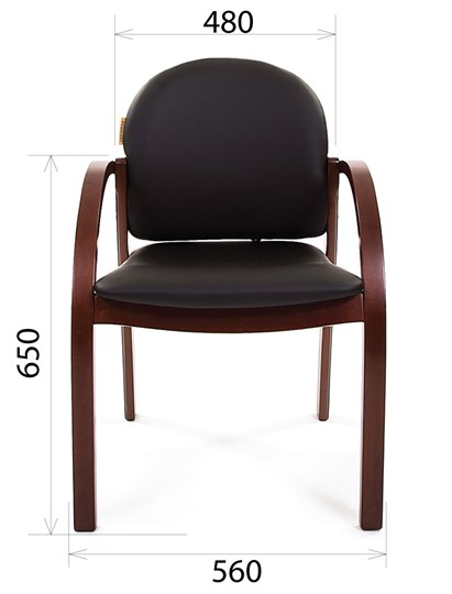 Офисное кресло CHAIRMAN 659 Экокожа черная в Благовещенске - изображение 1