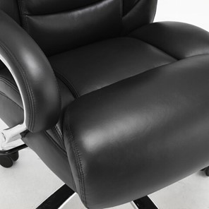 Кресло компьютерное Brabix Premium Pride HD-100 (натуральная кожа, черное) 531940 в Благовещенске - предосмотр 5