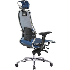 Офисное кресло Samurai S-3.04, синий в Благовещенске - предосмотр 3