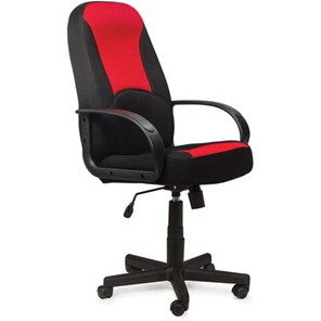Офисное кресло BRABIX "City EX-512", ткань черная/красная, TW, 531408 в Благовещенске