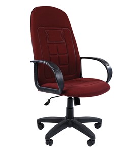 Компьютерное кресло CHAIRMAN 727 ткань ст., цвет бордо в Благовещенске