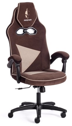 Кресло ARENA флок , коричневый/бежевый, 6/7 арт.14130 в Благовещенске - изображение