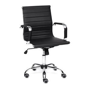 Кресло компьютерное URBAN-LOW кож/зам, черный, арт.14460 в Благовещенске