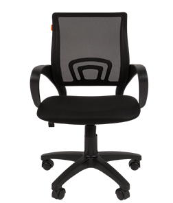 Кресло компьютерное CHAIRMAN 696 black Сетчатый акрил DW62 черный в Благовещенске - предосмотр 1