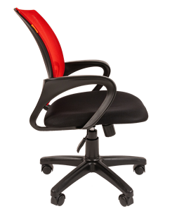 Офисное кресло CHAIRMAN 696 black Сетчатый акрил DW69 красный в Благовещенске - предосмотр 1