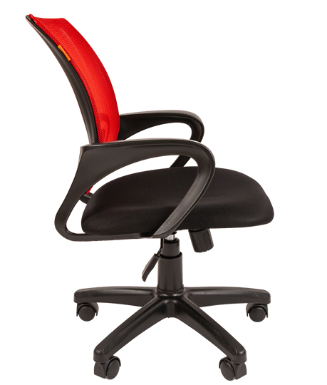 Офисное кресло CHAIRMAN 696 black Сетчатый акрил DW69 красный в Благовещенске - изображение 1