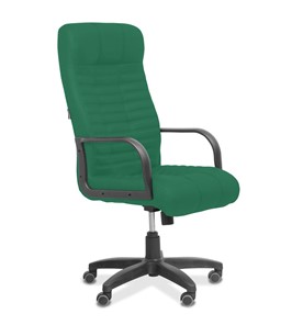 Кресло в офис Атлант, ткань TW / зеленая в Благовещенске