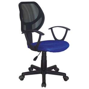 Компьютерное кресло Brabix Flip MG-305 (ткань TW, синее/черное) 531919 в Благовещенске