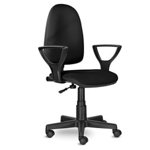 Компьютерное кресло Brabix Prestige Ergo MG-311 (регулируемая эргономичная спинка, кожзам, черное) 531877 в Благовещенске