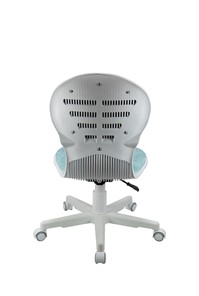 Компьютерное кресло Chair 1139 FW PL White, Голубой в Благовещенске - предосмотр 4