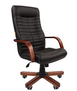 Офисное кресло CHAIRMAN 480 WD, экокожа, цвет черный в Благовещенске