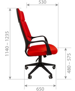 Кресло компьютерное CHAIRMAN 525, серое в Благовещенске - предосмотр 2