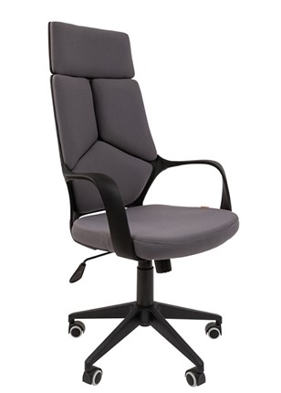 Кресло компьютерное CHAIRMAN 525, серое в Благовещенске - изображение