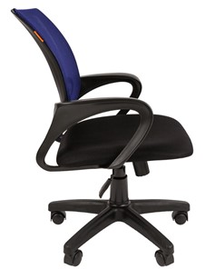 Кресло офисное CHAIRMAN 696 black Сетчатый акрил DW61 синий в Благовещенске - предосмотр 2