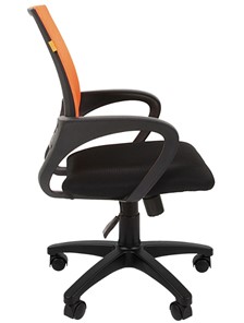 Кресло офисное CHAIRMAN 696 black Сетчатый акрил DW66 оранжевый в Благовещенске - предосмотр 5