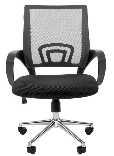 Компьютерное кресло CHAIRMAN 696 CHROME Сетка TW-04 (серый) в Благовещенске - изображение 1