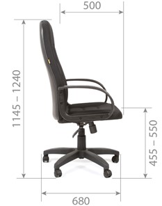 Компьютерное кресло CHAIRMAN 727 TW 12, цвет серый в Благовещенске - предосмотр 5