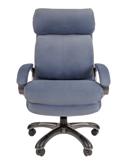 Офисное кресло CHAIRMAN HOME 505, велюр голубое в Благовещенске - изображение 3