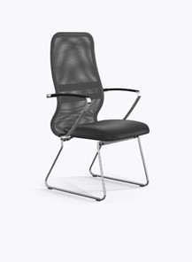 Кресло офисное Ergolife Sit 8 B2-9K - X1+Extra (Св.серый-Черный) в Благовещенске