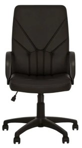Офисное кресло MANAGER (PL64) экокожа ECO-30, черная в Благовещенске