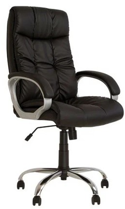 Офисное кресло MATRIX (CHR68) экокожа ECO-30 черная в Благовещенске - изображение