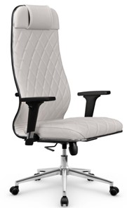 Кресло офисное Мetta L 1m 40M/2D Infinity Easy Clean (MPES) топган OMS, нижняя часть 17853 белый в Благовещенске