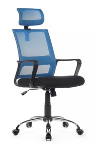 Офисное кресло RCH 1029HB, черный/синий в Благовещенске