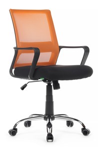 Кресло офисное RCH 1029MB, черный/оранжевый в Благовещенске