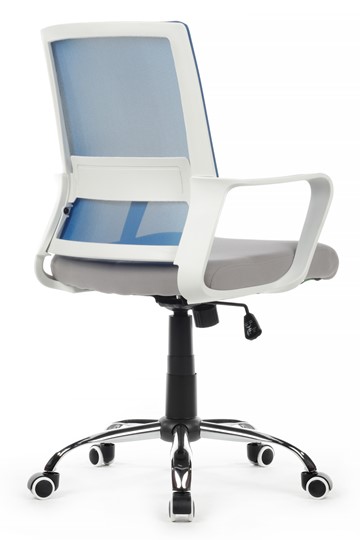 Офисное кресло RCH 1029MW, серый/синий в Благовещенске - изображение 3
