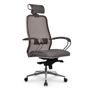 Офисное кресло Samurai SL-2.041 MPES Светло-Коричневый / Серый в Благовещенске