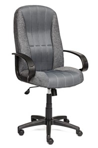 Офисное кресло СН833 ткань/сетка, серая/серая, арт.10327 в Благовещенске