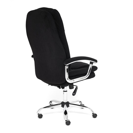 Компьютерное кресло SOFTY LUX флок, черный, арт.13594 в Благовещенске - изображение 3