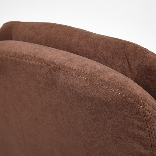 Компьютерное кресло SOFTY LUX флок, коричневый, арт.13595 в Благовещенске - изображение 15