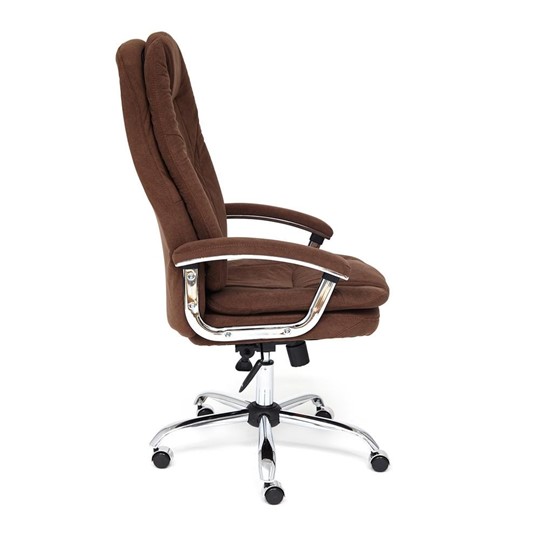 Компьютерное кресло SOFTY LUX флок, коричневый, арт.13595 в Благовещенске - изображение 19
