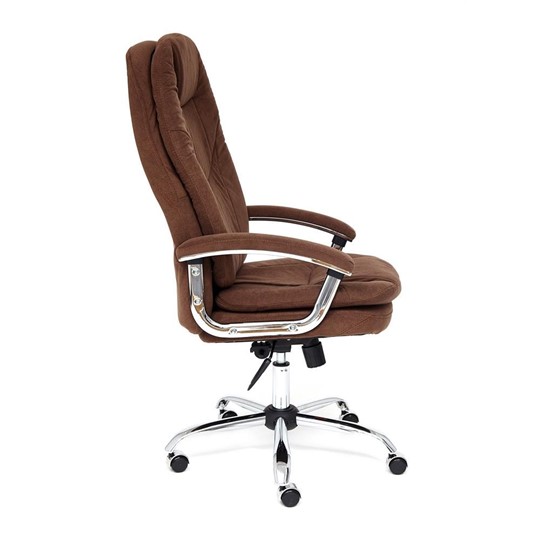 Компьютерное кресло SOFTY LUX флок, коричневый, арт.13595 в Благовещенске - изображение 2