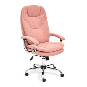 Кресло офисное SOFTY LUX флок, розовый, арт.13952 в Благовещенске