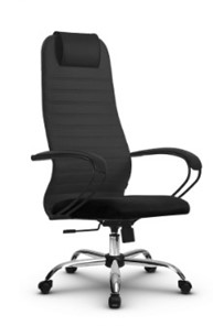 Кресло офисное SU-BK130-10 CH темно-серый/черный в Благовещенске