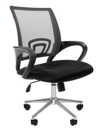 Компьютерное кресло CHAIRMAN 696 CHROME Сетка TW-04 (серый) в Благовещенске - изображение