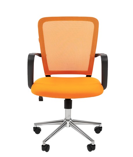 Компьютерное кресло CHAIRMAN 698 CHROME new Сетка TW-66 (оранжевый) в Благовещенске - изображение 2