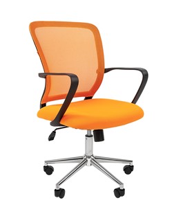 Компьютерное кресло CHAIRMAN 698 CHROME new Сетка TW-66 (оранжевый) в Благовещенске