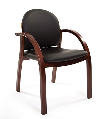 Офисное кресло CHAIRMAN 659 Экокожа черная в Благовещенске - изображение