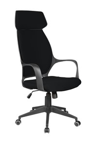 Кресло компьютерное Riva Chair 7272 (Черный/черный) в Благовещенске