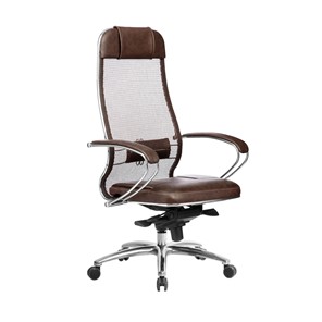 Офисное кресло Samurai SL-1.04, темно-коричневый в Благовещенске - предосмотр