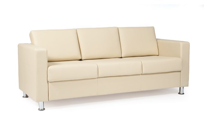 Прямой диван Симпл трехместный, экокожа в Благовещенске - изображение 1