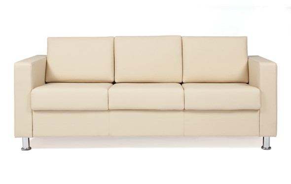 Прямой диван Симпл трехместный, экокожа в Благовещенске - изображение
