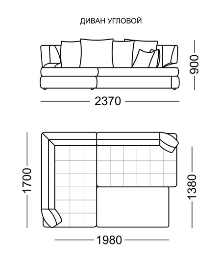 Угловой диван Бруно Элита 50 Б в Благовещенске - изображение 6