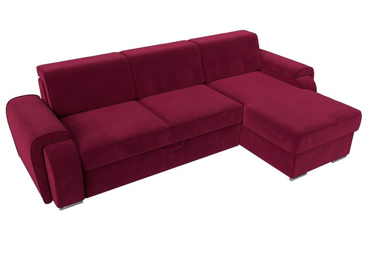 Угловой диван Лига-025, Бордовый (Микровельвет) в Благовещенске - изображение 3