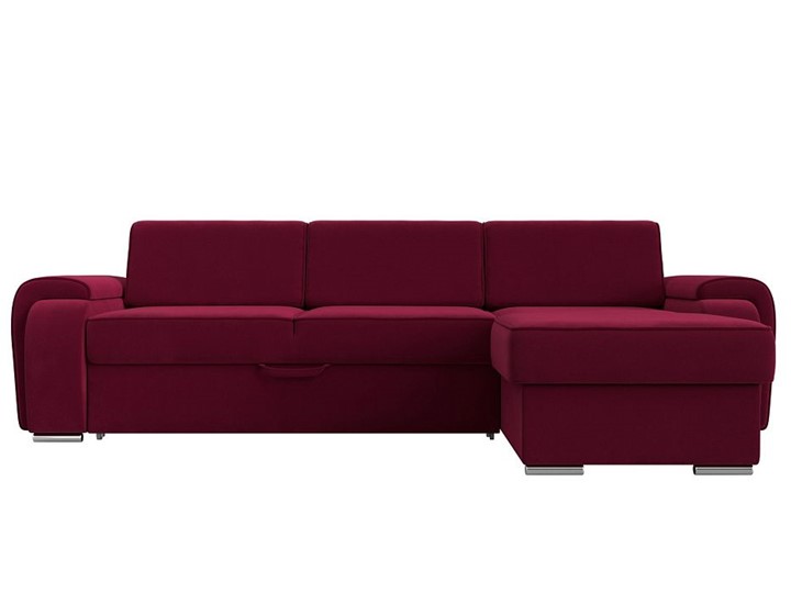 Угловой диван Лига-025, Бордовый (Микровельвет) в Благовещенске - изображение 7