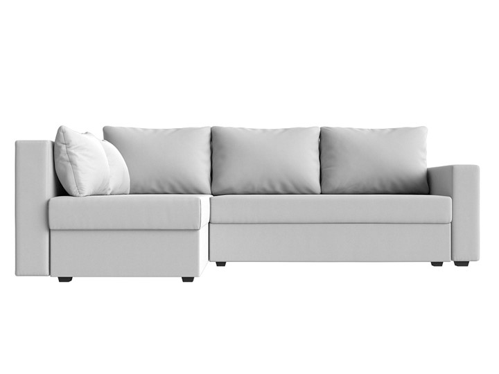 Угловой диван Мансберг, Белый (Экокожа) в Благовещенске - изображение 8